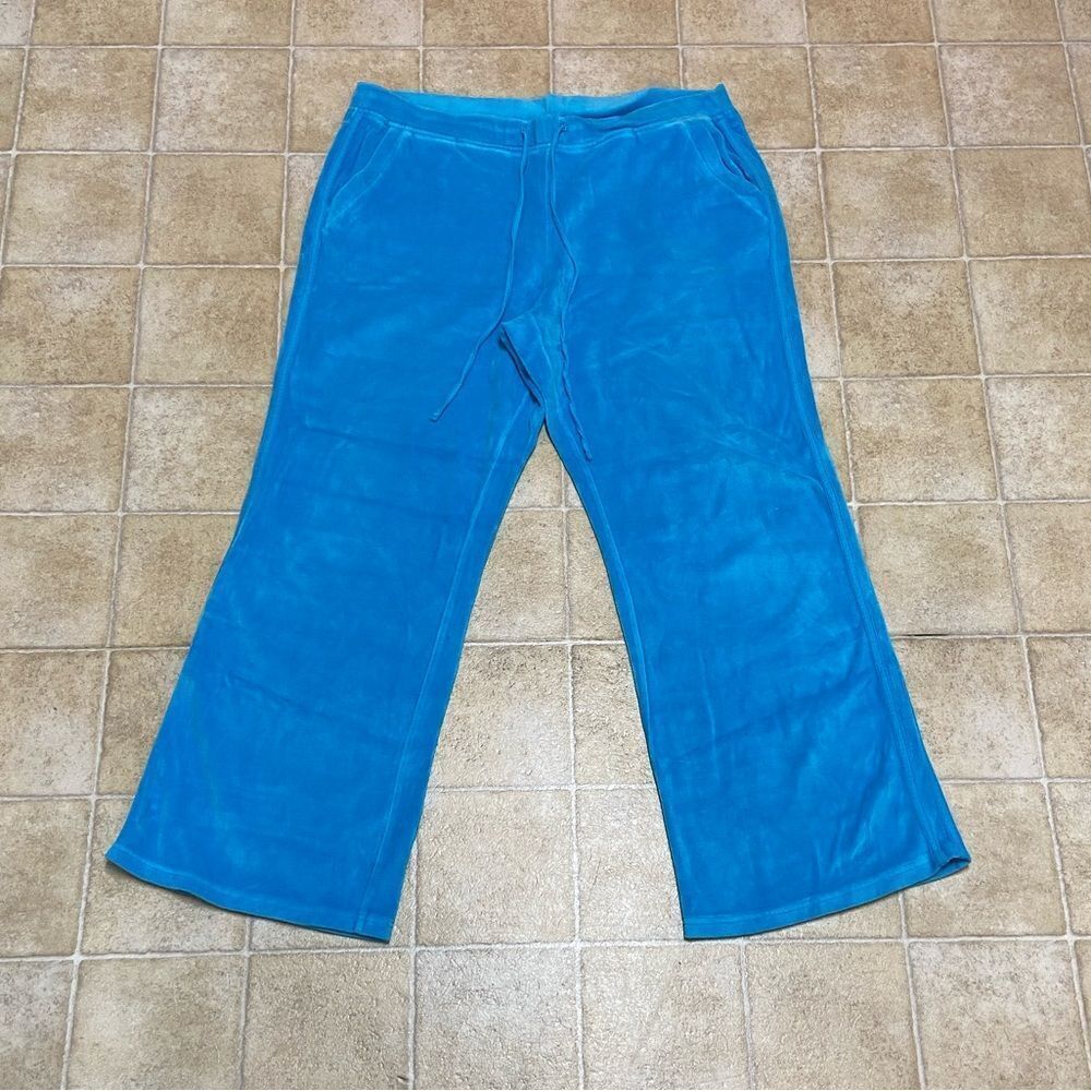 Caribbean Joe Turquoise SweatPants Tee Size L